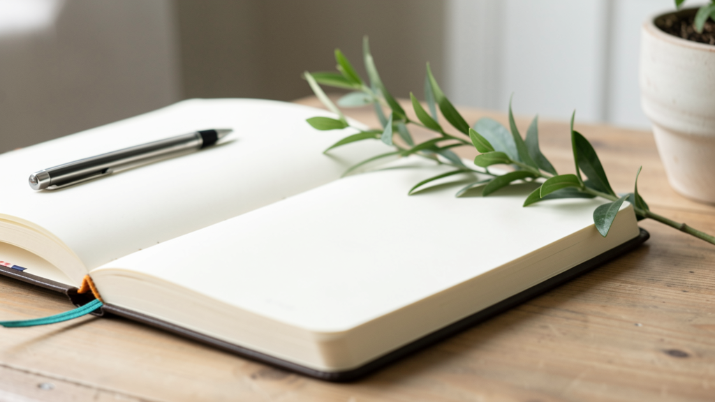 Photographic detail related to The Two-Minute Future Self Journaling Method for Instant Clarity