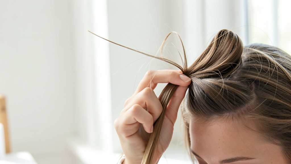 Photographic detail related to Stop Washing Your Hair Daily: The Science Behind Training Your Strands